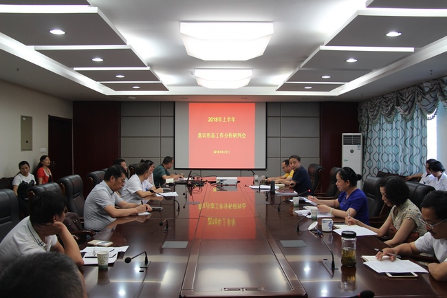 院黨委召開2018年上半年意識形態(tài)工作分析研判會(圖1)